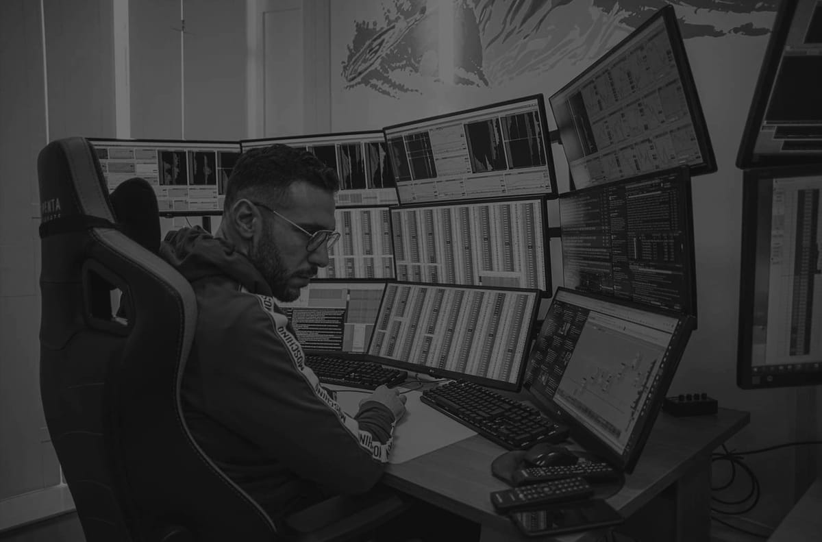 A Trader On The AXIA London Floor